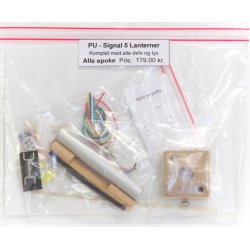Perron krsels signal ( PU ) med 5 lanterner. komplet