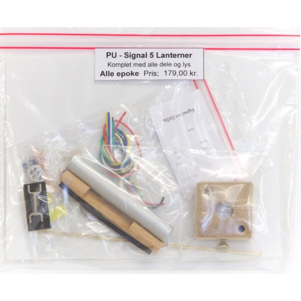 Perron krsels signal ( PU ) med 5 lanterner. komplet
