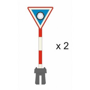 Overk�rselssignal u/kryds u/klokke