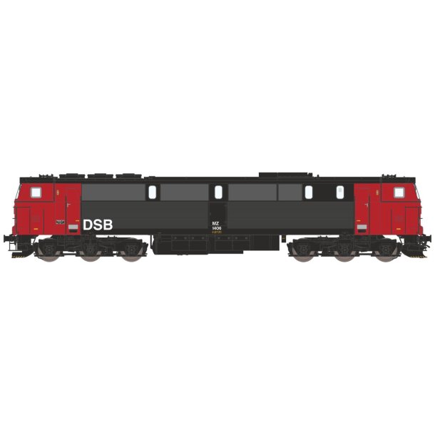 DSB MZ 1406 - AC uden lyd