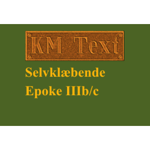 Epoke IIIb/c - Selvklbende