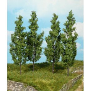 Poppel trer, 14 cm. hje, 4 stk.