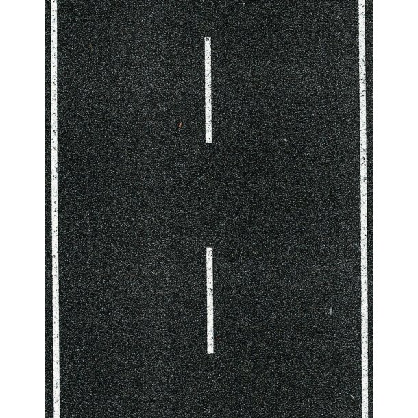 Vej belgning asfalt med striber, selvklbende 8x100 cm