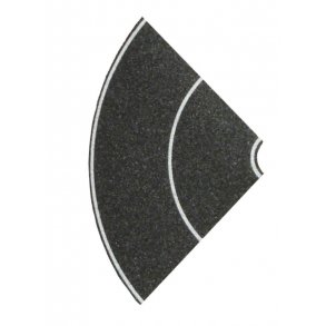 4 stk. Vej belgning asfalt med striber, selvklbende sving 