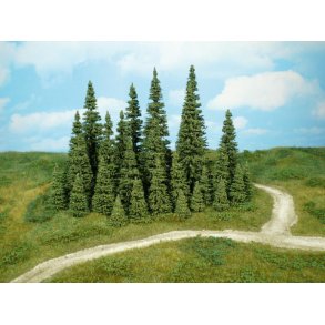 3 stk. Grantrer. Hjde 16 til 18 cm