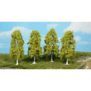 4 stk. Hngebirk. Hjde 9 cm