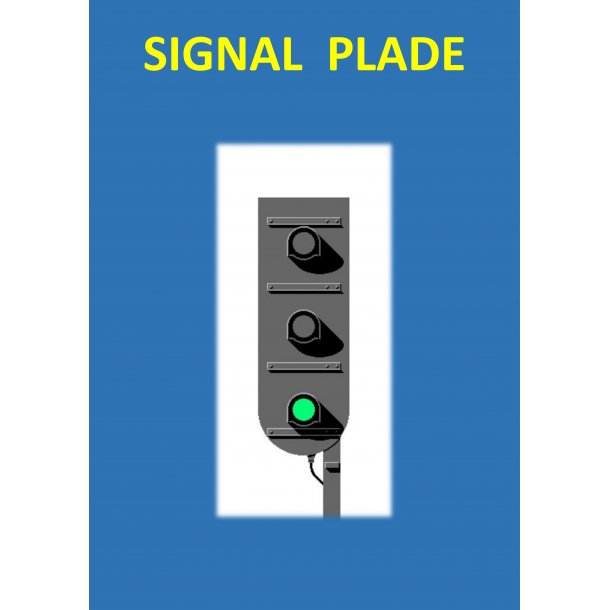 Fremskudt signal ( Forsignal ) med 3 lanterner