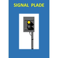  Togvejs udkrsels signal til 2 lanterner. 