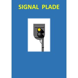 Fremskudt signal ( Forsignal ) med 2 lanterner