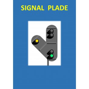 Indk�rsels signal med 4+1 lanterner, 