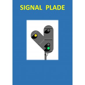 Indk�rsels signal med 3+1 lanterner, 