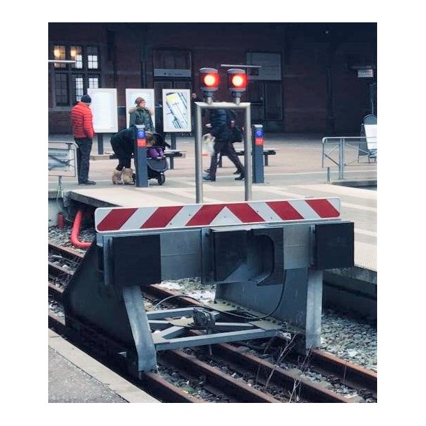 RDT stoplys - Til stopbom