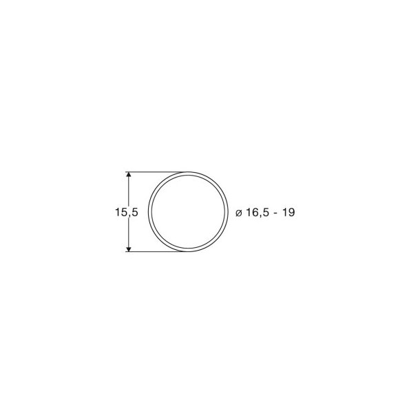 Hfteringe 15,5 mm.