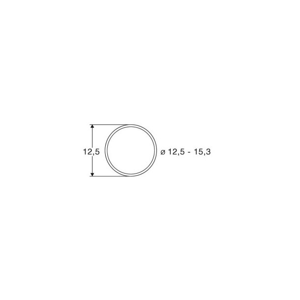 Hfteringe 12,5 mm.