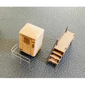 3 stk. SIGNAL HYTTER af FIBER