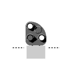 Dvrg signal ( DV ) med 3 lanterner. komplet