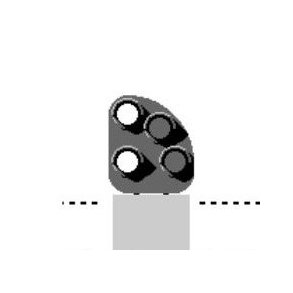 Dvrg signal ( DV ) med 4 lanterner. komplet