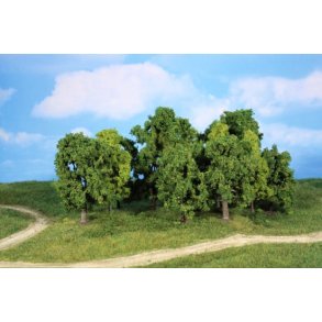 Lvtrer, 14 stk.  5-12 cm.