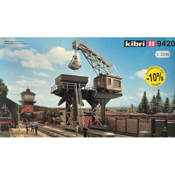 KIBRI. Stort kul depot med kulkran.