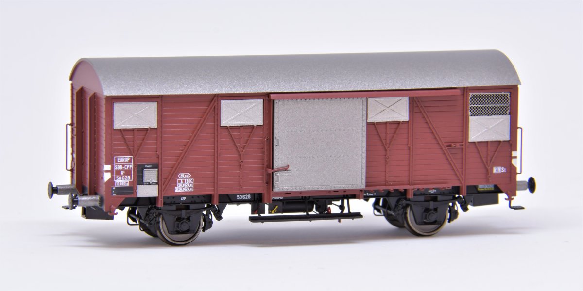 SBB/CFF K. 50628 - Godsvogne - DF Modeltog