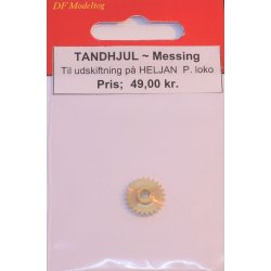 Messing tandhjul til Heljan Litra P.