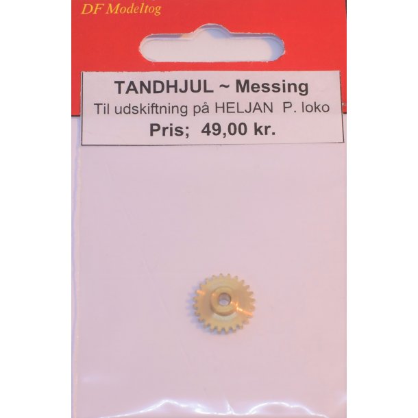 Messing tandhjul til Heljan Litra P.
