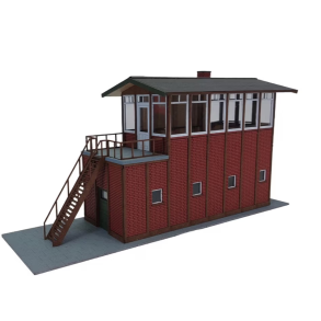 DSB Blokpost, rde sten