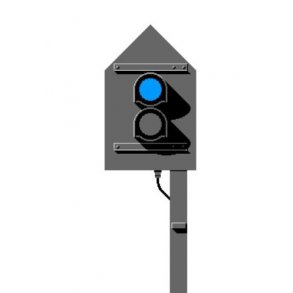 Ranger signal med 2 lanterner. komplet