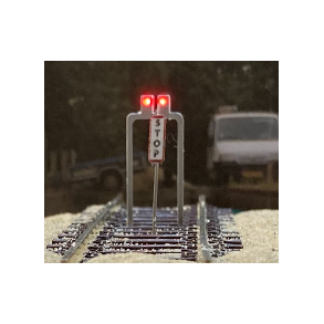 R�DT stoplys - Til stopbom