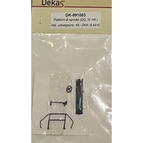 Platform- dele til godsvogn