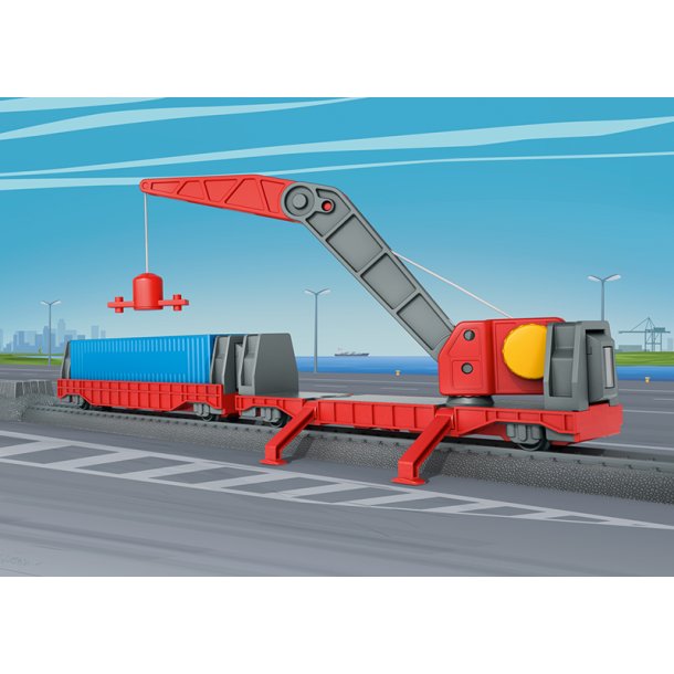 Container tog med skinne