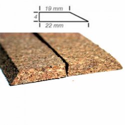 Kork skinne underlag