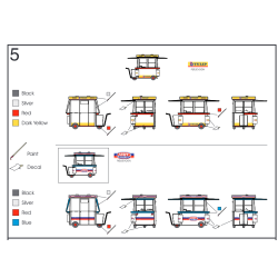 Danske Plsevogne - 2 stk.