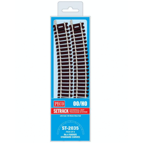 8 stk. Buet skinne R4